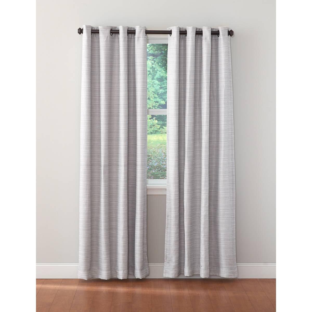 Brynn Textured Grommet Panel with Room Darkening Lining
