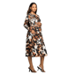 Plus Size 24/7 Comfort Apparel Floral Midi Maternity Dress - image 2