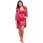 Womens Linea Donatella Fashion 2pc. Wrap Chemise Set - image 1