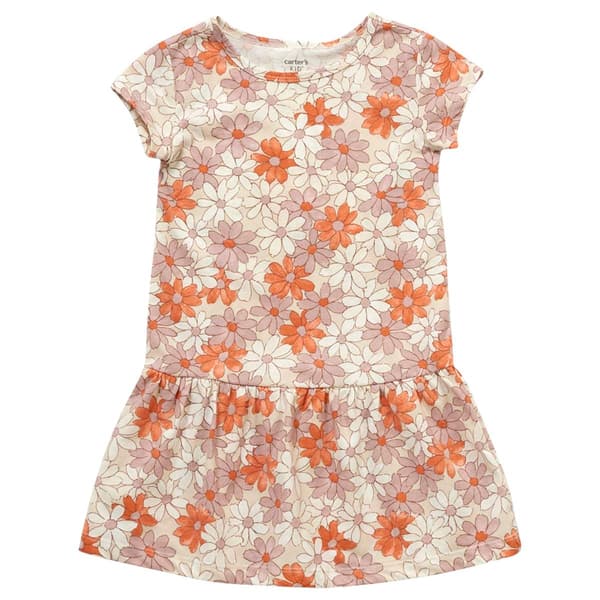 Girls &#40;4-6x&#41; Carter's&#40;R&#41; Retro Flower Dress - image 