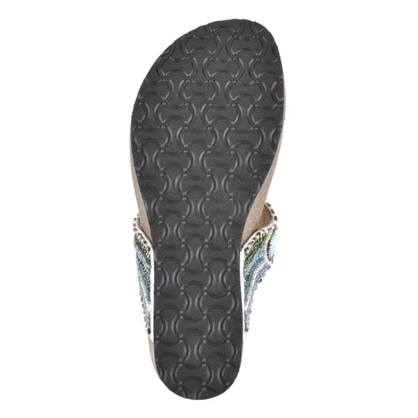 Womens White Mountain Bluejay Wedge Sandals