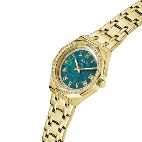 Womens GUESS Gold-Tone Analog Watch - GW0770L2