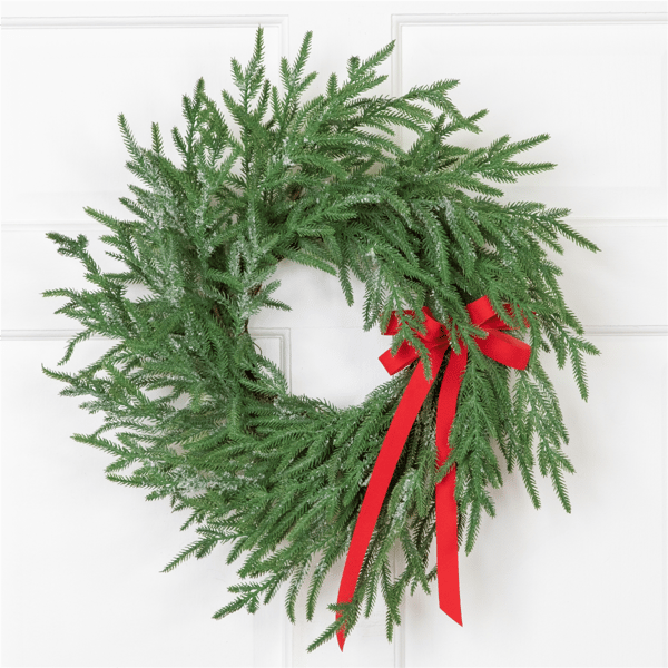 Northlight Frosted Norfolk Pine Artificial Christmas Wreath
