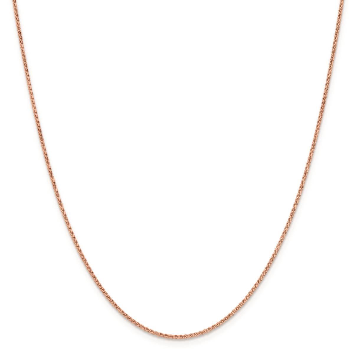 Gold Classics™ 1.25mm. 14kt. Rose Gold Spiga Chain Necklace