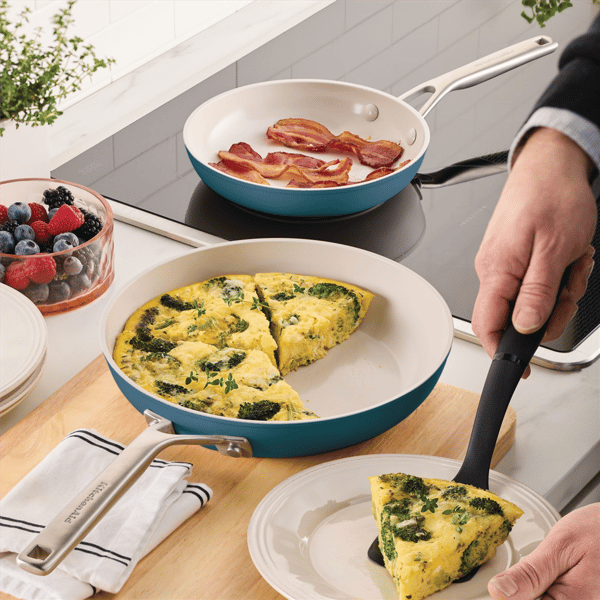 KitchenAid Hard-Anodized 2pc. Ceramic Induction Skillet Set