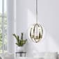 Lalia Home 3-Light 18in Globe Hanging Clear Glass Ceiling Pendant - image 5