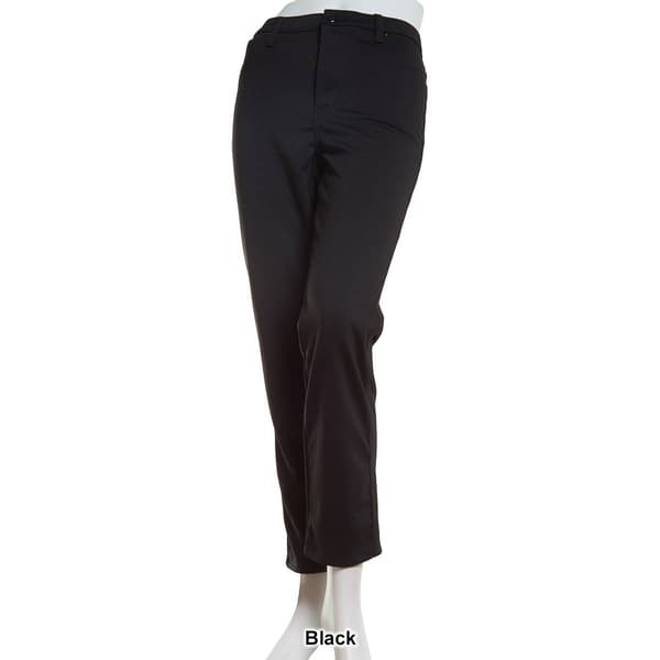 Plus Size da-sh Solid Ponte 5 Pocket Jeggings