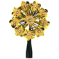 Northlight 5.5in. Gold Snowflake Starburst Christmas Tree Topper - image 2