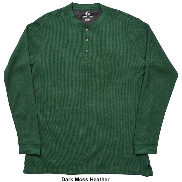 Mens Big &amp; Tall Alpine Lakes Thermal Long Sleeve Henley