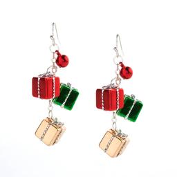 Three Present Drop Earrings