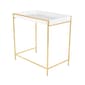 9th & Pike® Gold Metal Contemporary Console Table - Set of 2 - image 4