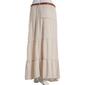 Juniors No Comment Challis Belted Maxi Skirt - image 2