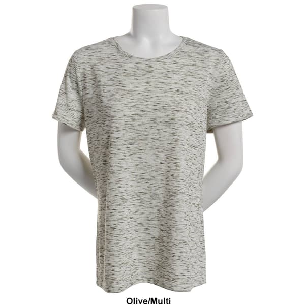 Womens Architect&#174; Short Sleeve Crew Neck Marbled Tee