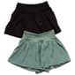 Girls (7-14) Yogalicious(R) 2pk. Crossover Hybrid Shorts - image 1