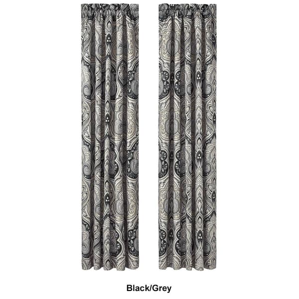 Royal Court Messina Damask Window Panel Pair