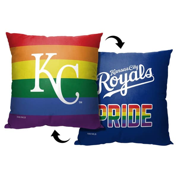 Northwest Kansas City Royals Pride Throw Pillow - 18x18