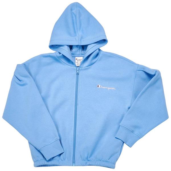 Girls (7-16) Champion(R) Love Yourself Fleece Lined Zip Up Hoodie