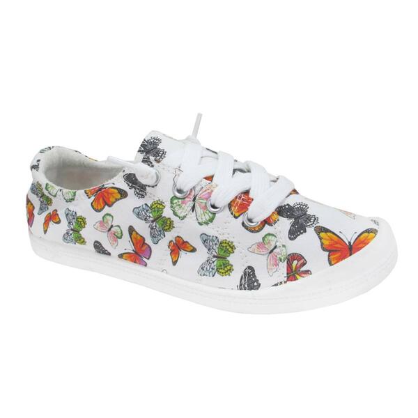 Womens Jellypop Dallas Fashion Sneakers - White/Butterfly - image 