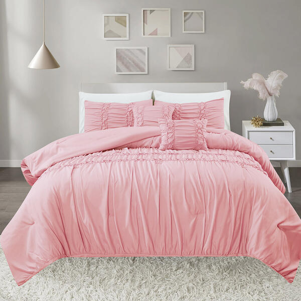 Olivia Parker 5pc. Elastic Comforter Set - image 