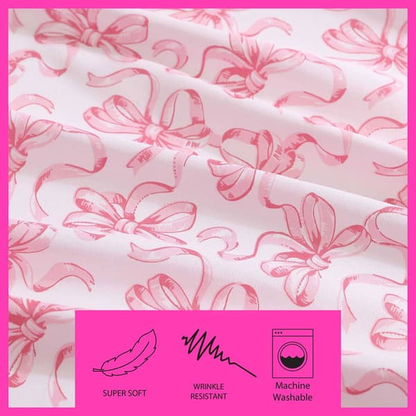 Betsey Johnson Ballet Bows Sheet Set