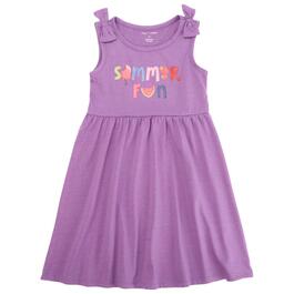 Girls &#40;4-6x&#41; Tales & Stories Sleeveless Summer Fun Knit Dress