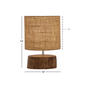 9th & Pike® Brown Wood Rustic Table Lamp - image 8