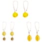 Ashley Cooper(tm) Gold-Tone Yellow Beaded Trio Earring Set - image 1