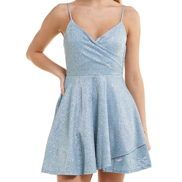 Juniors Crystal Doll Fairy Dust A-Line Mini Dress