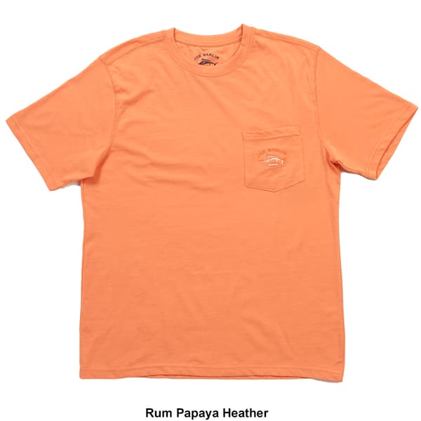 Mens Joe Marlin Embroidered Pocket Tee