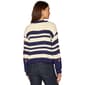 Womens Democracy Button Stripe Embroidery Cherry Cardigan - image 2