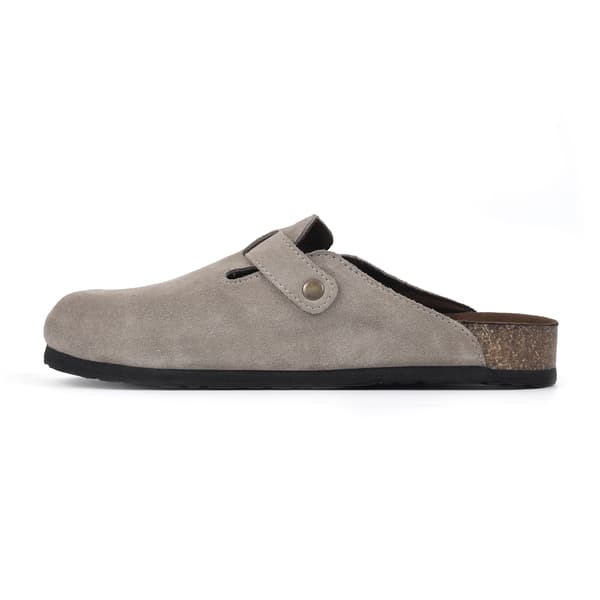 Womens White Mountain Bari Suede Footbeds&#8482; Clogs