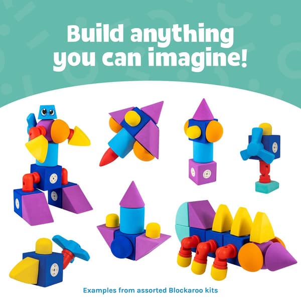 Blockaroo Magnetic Foam Building Blocks - Robot