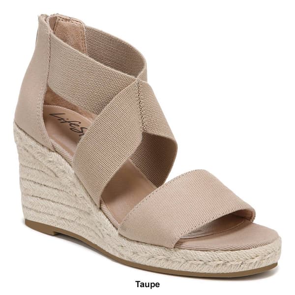 Womens LifeStride Thrive Espadrille Wedge Sandals