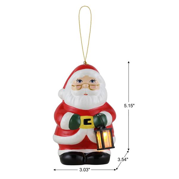 Mr. Christmas Mini Ceramic Santa Figurine