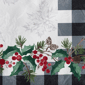 Threadmade Holly Charm Holiday Fabric Table Runner - image 3