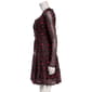 Juniors Jolt Long Sleeve Floral Print Smock Waist A-Line Dress - image 4