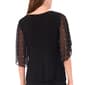 Womens MSK Sheer Pearl Trim Sleeve Blouse - image 2