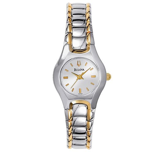 Womens Bulova Two-Tone Bracelet Watch - 98T84 - image 