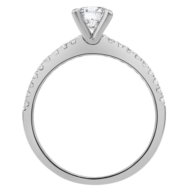 Diamond Classics™ 14kt White Gold Lab Grown Diamond Ring