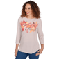 Petite Ruby Rd. Must Haves II Fall Harvest Stripe Tee - image 3