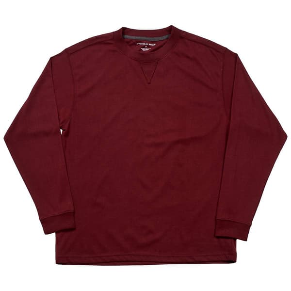 Mens Preswick & Moore Long Sleeve V-Notch Sleep Shirt - image 