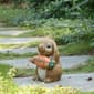 Hi-Line Gift Rabbit Holding Carrot Welcome Sign Garden Statue - image 3