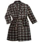Mens Preswick & Moore&#40;R&#41; Plaid Velvet Robe - Black/White - image 1