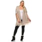 Plus Size White Mark Elbow Sleeve Maxi Cardigan - image 1
