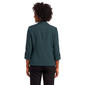 Womens AK Anne Klein Roll Tab One Button Notch Collar Blazer - image 2