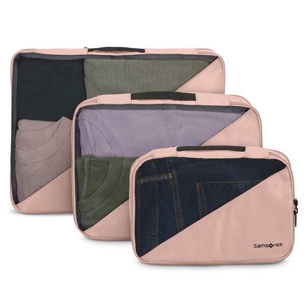 Samsonite 3pc. Packing Cubes - Dusty Rose - image 