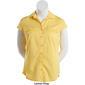 Womens Zac & Rachel Casual Button Down Knit to Fit Top - image 4