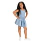 Girls &#40;7-16&#41; Rare Editions Sleeveless Denim Mock Corset Dress - image 1