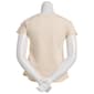 Womens Tru Self Dolman Shoulder Button Placket Graphic Tee - image 3