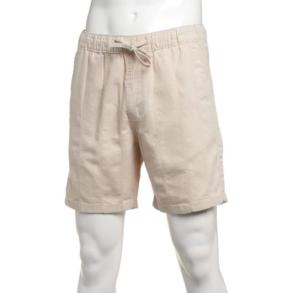 Mens IRON Newport Dobby Summer Solid Perforated Stripes Shorts - image 
